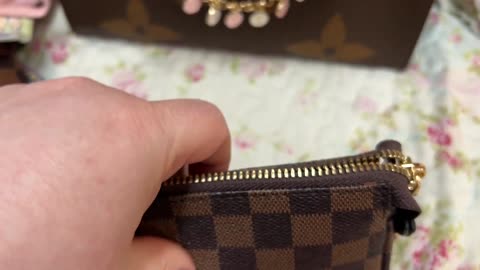 What's in my Monogram Crossbody Bag & Review Wimb