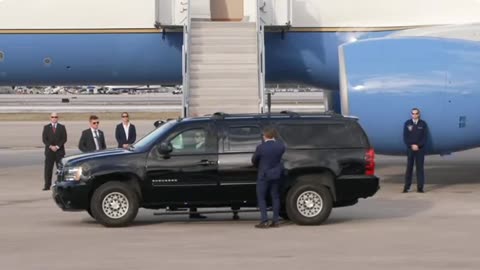 President Trump travels to Washington, DC ahead of inauguration.👍🇺🇸🦅