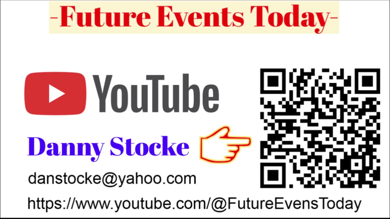 YouTube Channel QR Code for "Future Events Today"