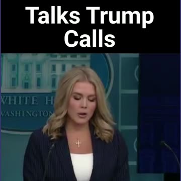 Press Secretary Talks Trump's Putin, Zelenskyy Call