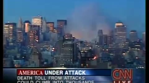 911 WTC 7 Aftermath Debris Pile Removal 500 - 530 am Sept 12 CNN (6)