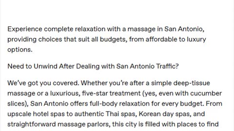 A Massage in San Antonio for Every Budget