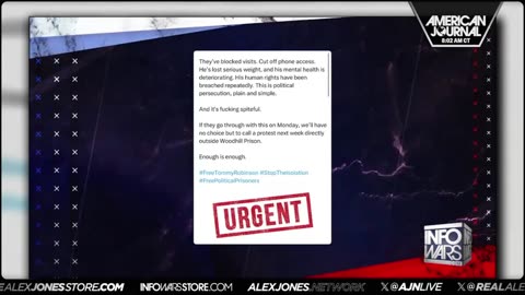 ALEX JONES - INFOWARS LIVE - ALEXJONES.NETWORK - THERE'S A WAR ON FOR YOUR MIND! ➡ THE ALEX JONES SHOW • WAR ROOM WITH OWEN SHROYER • THE AMERICAN JOURNAL WITH HARRISON SMITH • SUNDAY NIGHT LIVE WITH CHASE GEISER