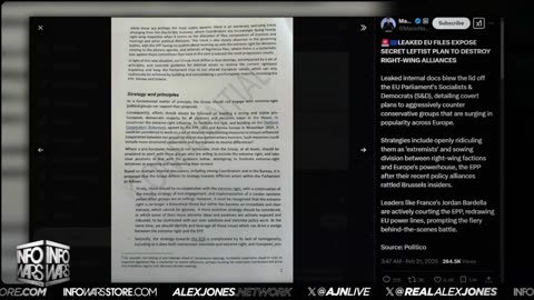 ALEX JONES - INFOWARS LIVE - ALEXJONES.NETWORK - THERE'S A WAR ON FOR YOUR MIND! ➡ THE ALEX JONES SHOW • WAR ROOM WITH OWEN SHROYER • THE AMERICAN JOURNAL WITH HARRISON SMITH • SUNDAY NIGHT LIVE WITH CHASE GEISER