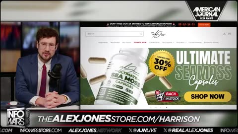 ALEX JONES - INFOWARS LIVE - ALEXJONES.NETWORK - THERE'S A WAR ON FOR YOUR MIND! ➡ THE ALEX JONES SHOW • WAR ROOM WITH OWEN SHROYER • THE AMERICAN JOURNAL WITH HARRISON SMITH • SUNDAY NIGHT LIVE WITH CHASE GEISER