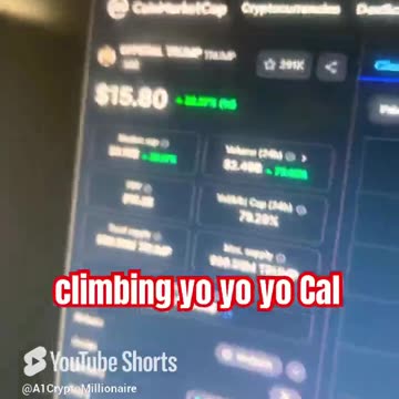 official trump crypto news today market price show #fyp daily update