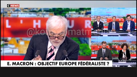 Pascal Praud a compris le projet de Macron La guerre comme prétexte pour «plus d’Europe»