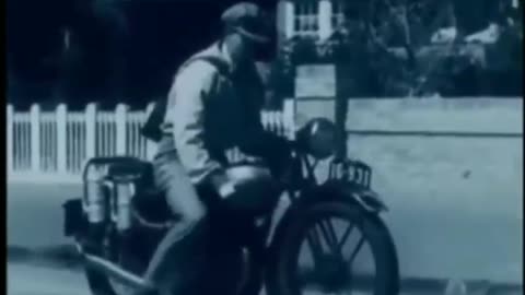 Charcoal powered motorcycle