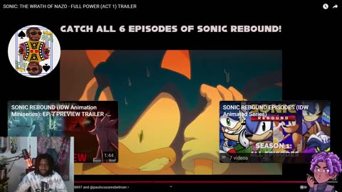 SONIC THE WRATH OF NAZO - FULL POWER (ACT 1) TRAILER Reaction