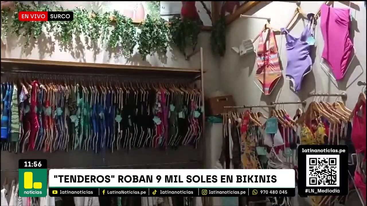 Tenderos roban más de S/9 mil en reconocida tienda de bikinis: Así se hicieron pasar por clientes