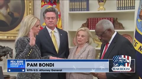 Pam Bondi Takes Swearing In Oath Becoming Attorney General!!!! - 2/5/2025