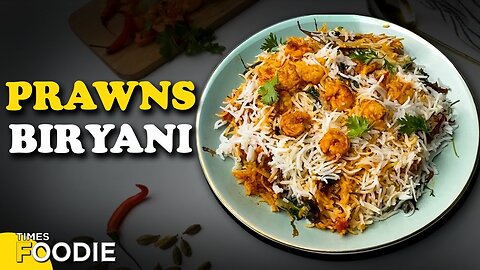 How to make Prawns Biryani at home | Easy Jhinga Biryani recipe