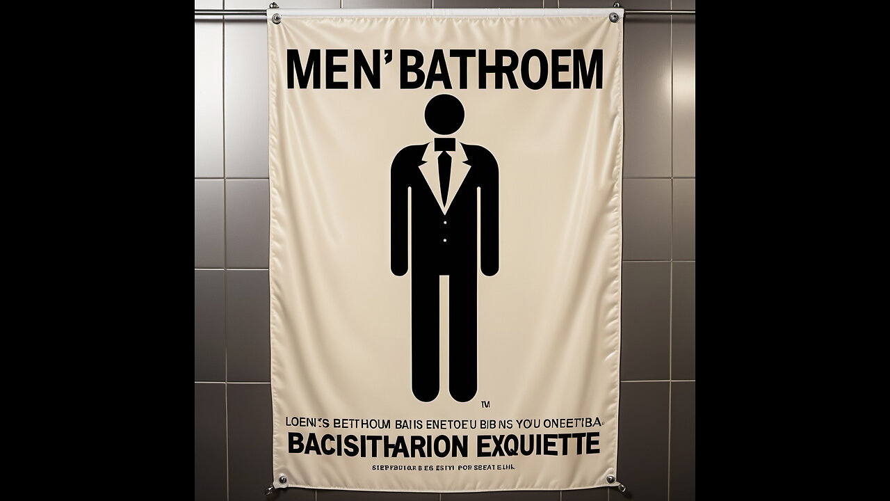 Men's Room Etiquette!