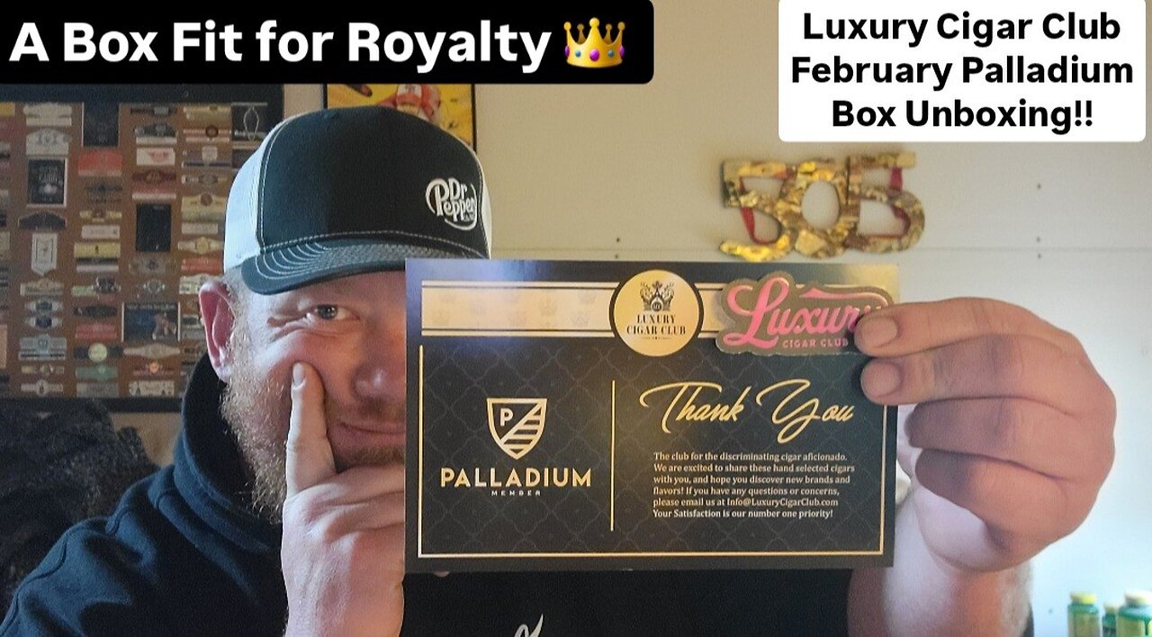 A Box Made for Royalty - Luxury Cigar Club February Palladium Box Unboxing
