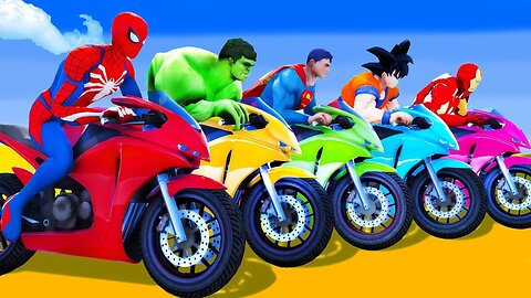 Superhero Car Racing 3D Animation | Epic Battle on the Fastest Tracks! 🚗⚡ #part2