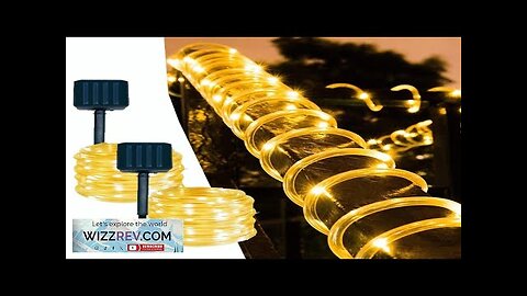 Solar String Lights Tube Rope Lights Christmas Lights Fairy Light Xmas Garden Review