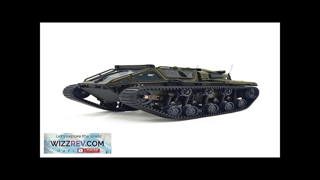 THE LINK G2067 RTR 1/16 2.4G RC Car Tank High Speed RIPSAW Review