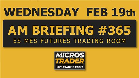 ES MES Futures Trading: Key Levels, Tips, Technical Analysis. Wednesday "AM Briefing"