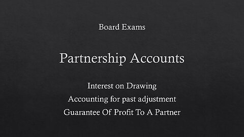 Class 12 | partnership accounts | fundamentals of partnership