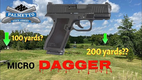 PSA Micro Dagger (50-200 yrds?) - MUST SEE!