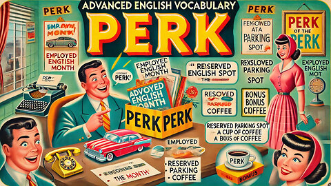 Vocabulary and Pronunciation "PERK" Advanced English