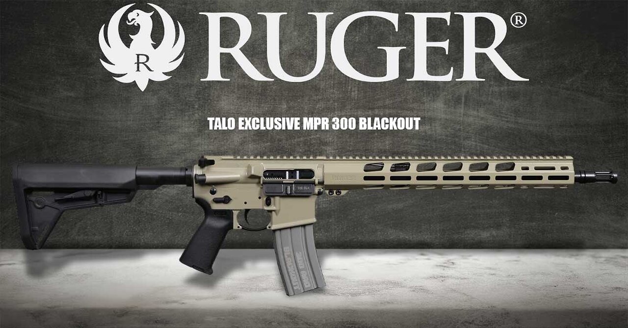 Talo Exclusive Ruger AR556 MPR 300 Blackout