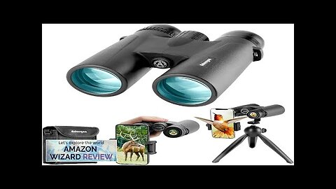 Adorrgon 12x42 HD Binoculars for Adults High Powered with Phone Adapter Tripod Review