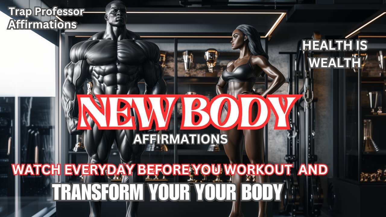New Body Motivational Affirmations ( Official Visualizer Loop )