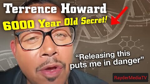 Terrence Howard Has A Secret 6000 Year old Revelation | RayderMediaTV