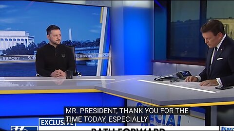 President Zelenskyy vs Fox News' Bret 'I kissed the ring' Baier | Malay Subs |