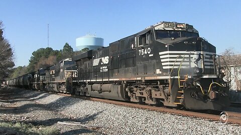 Norfolk Southern, CSX and Amtrak trains in Raleigh, North Carolina 12/4 to 12/7/2024