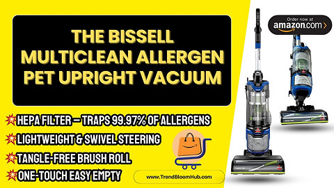 Bissell MultiClean Allergen Pet Upright Vacuum with HEPA Seal System, 2999: A Detailed Review