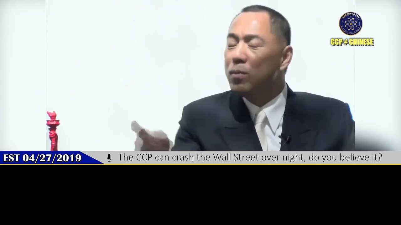 2019.04.27.MilesLive：The CCP can crash the Wall Street over night, do you believe it ?！