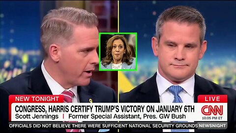 Van Jones can’t stop smiling as Scott Jennings completely kills the pro-Harris vibe in the room