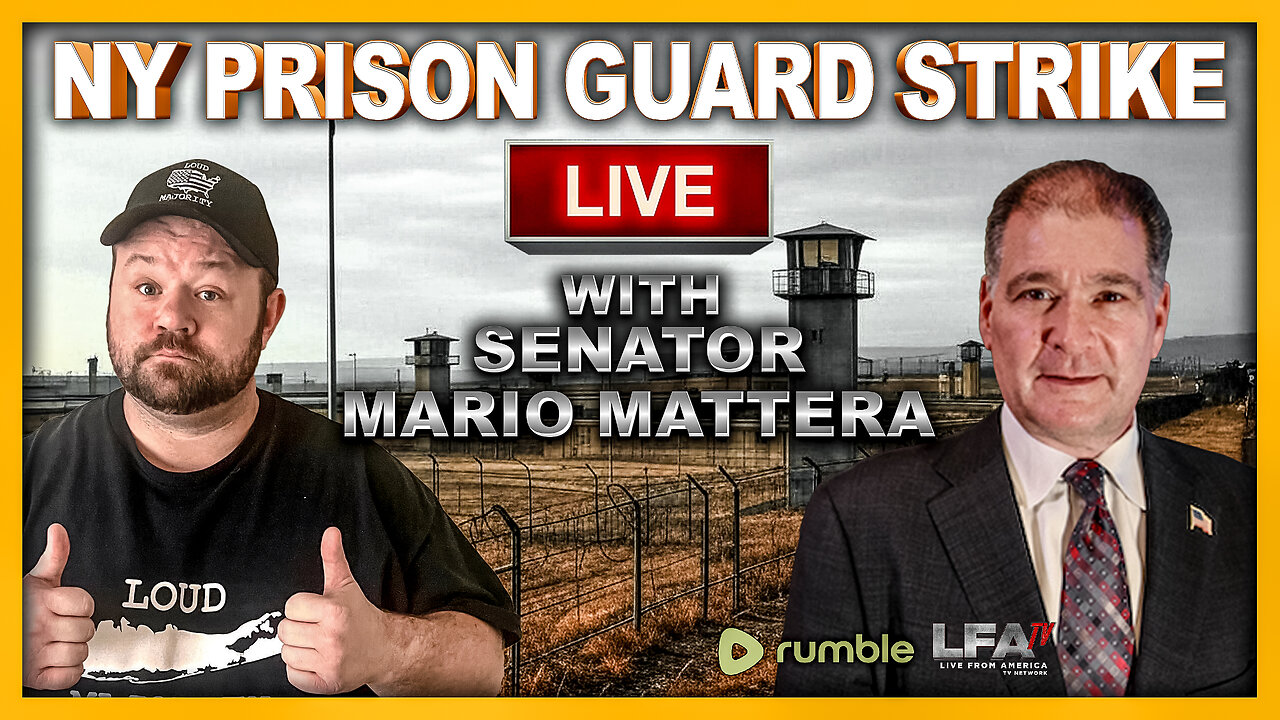 NEW YORK PRISON GUARDS MAY GO ON STRIKE WITH SENATOR MARIO MATTERA | LOUD MAJORITY 3.12.25 1PM