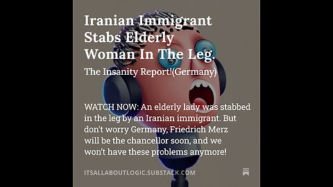 Iranian Immigrant Stabs Elderly Woman In The Leg.