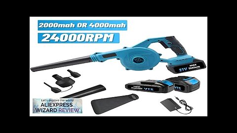 2-in-1 Handle Electric Blower Mini Cordless Leaf Blower for Makita 18V Battery Review