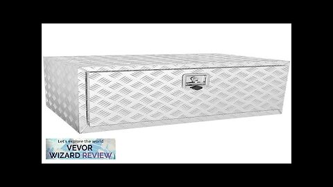 VEVOR Underbody Truck Box 36"×24"×24" Pickup Storage Box Heavy Duty Aluminum Diamond Review