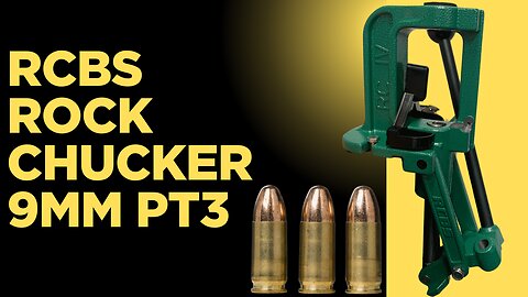 RCBS Rock Chucker Supreme 9mm - Bullet Seating and Crimping