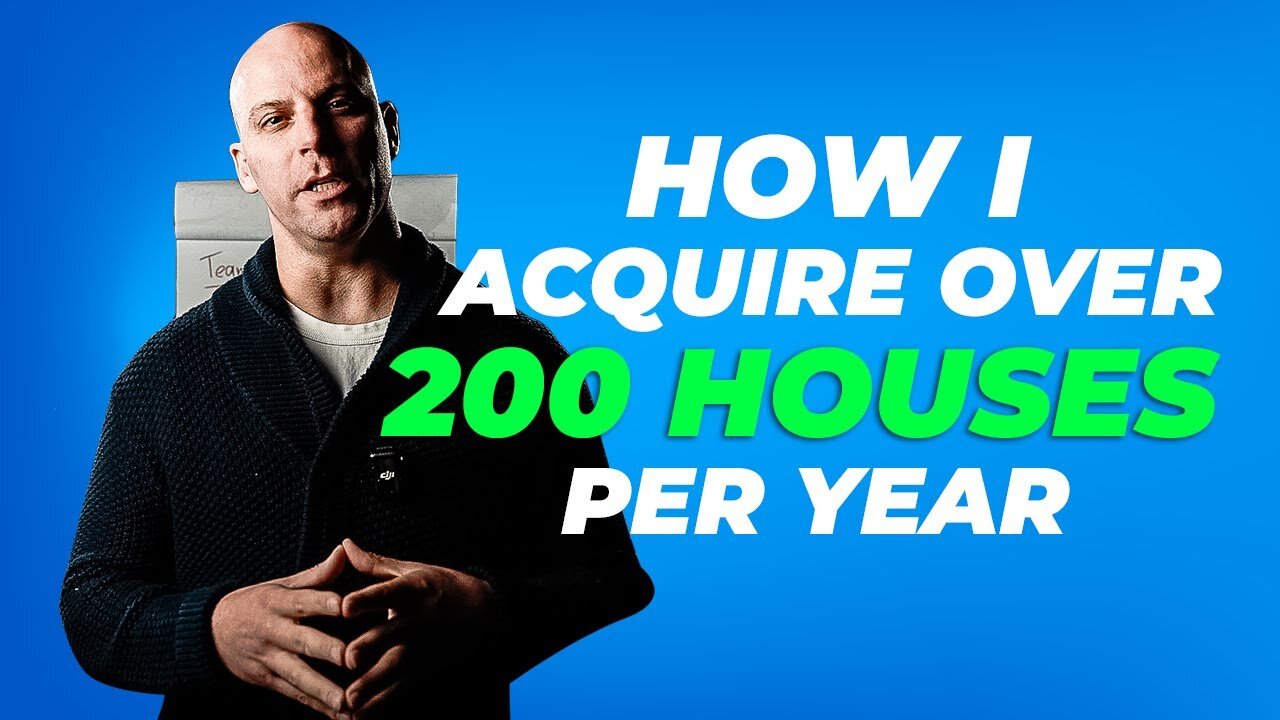 How I acquire over 200 houses per year (My Acquisitions Team)