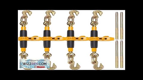 VEVOR Ratchet Chain Binder 3/8"-1/2" Heavy Duty Load Binders with G80 Hooks Review