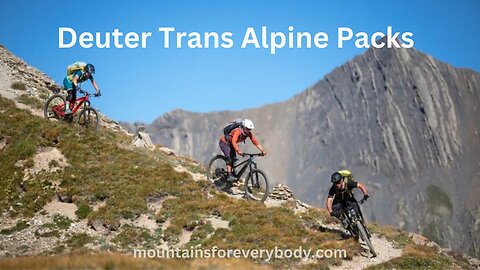 Deuter Trans Alpine Packs for Mountain Bikers