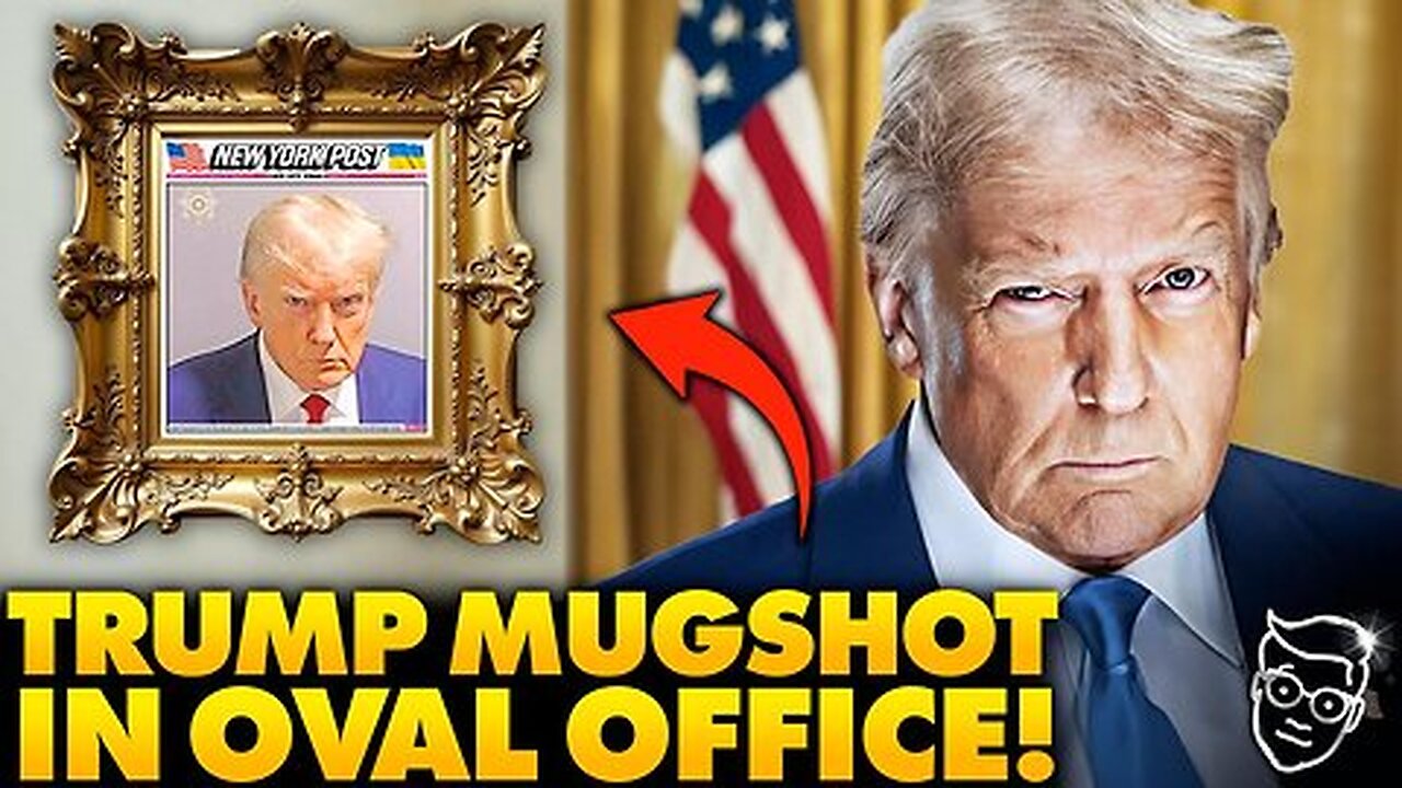 Trump Hangs His Mugshot in Oval Office! Forces Every Person Who Enters Office To Pay Respect