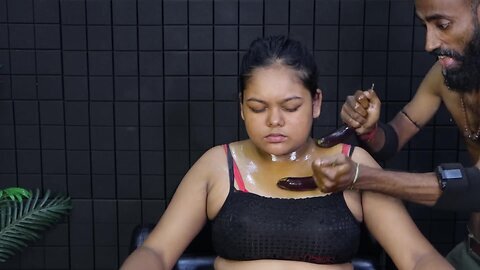Too Funny Massage by Brinjal _ Head Massage & Neck Cracking _ Spine Cracking _ Body Massage ASMR