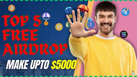 🚀 Top 5 FREE Airdrops of 2025: Claim These Crypto Goldmines Before They’re Gone! 💰