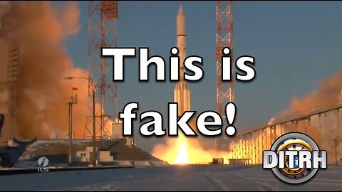 Real rockets vs fake rockets hiding the flat earth.