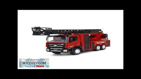 HUINA 1361 1/18 9CH Semi-Alloy Remote Control Engineering Toy Fire Climbing Rescue Review