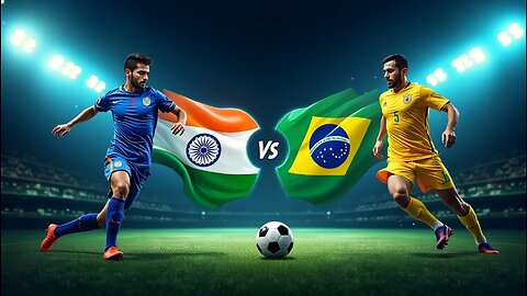 India vs Brazil - Intense eFootball Showdown! 🇮🇳⚽🇧🇷