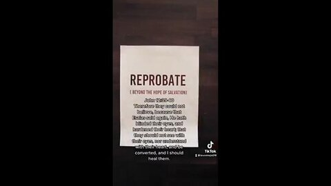 God’s Wrath and the Reprobate Doctrine ‘I Will Love Them No More’