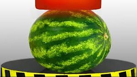 Watermelon Vs 1,000 Degree Hydraulic Press!